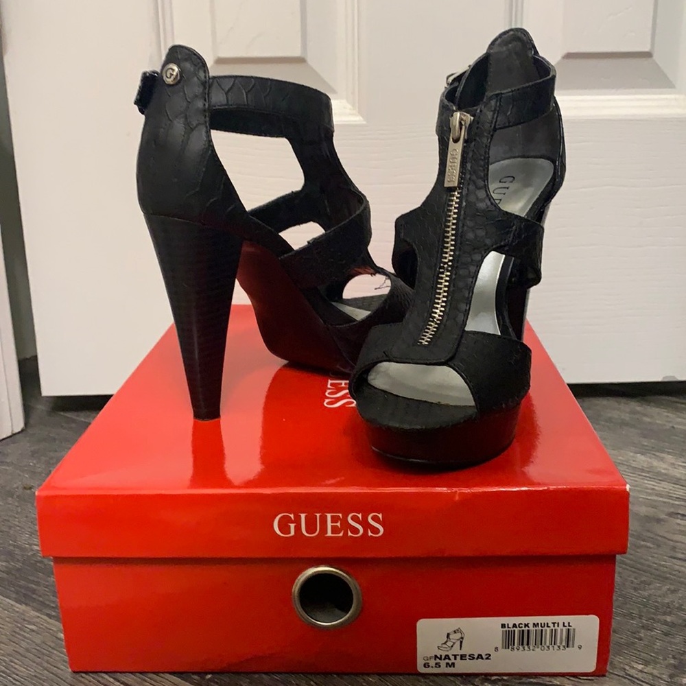 Guess Zipper Heels